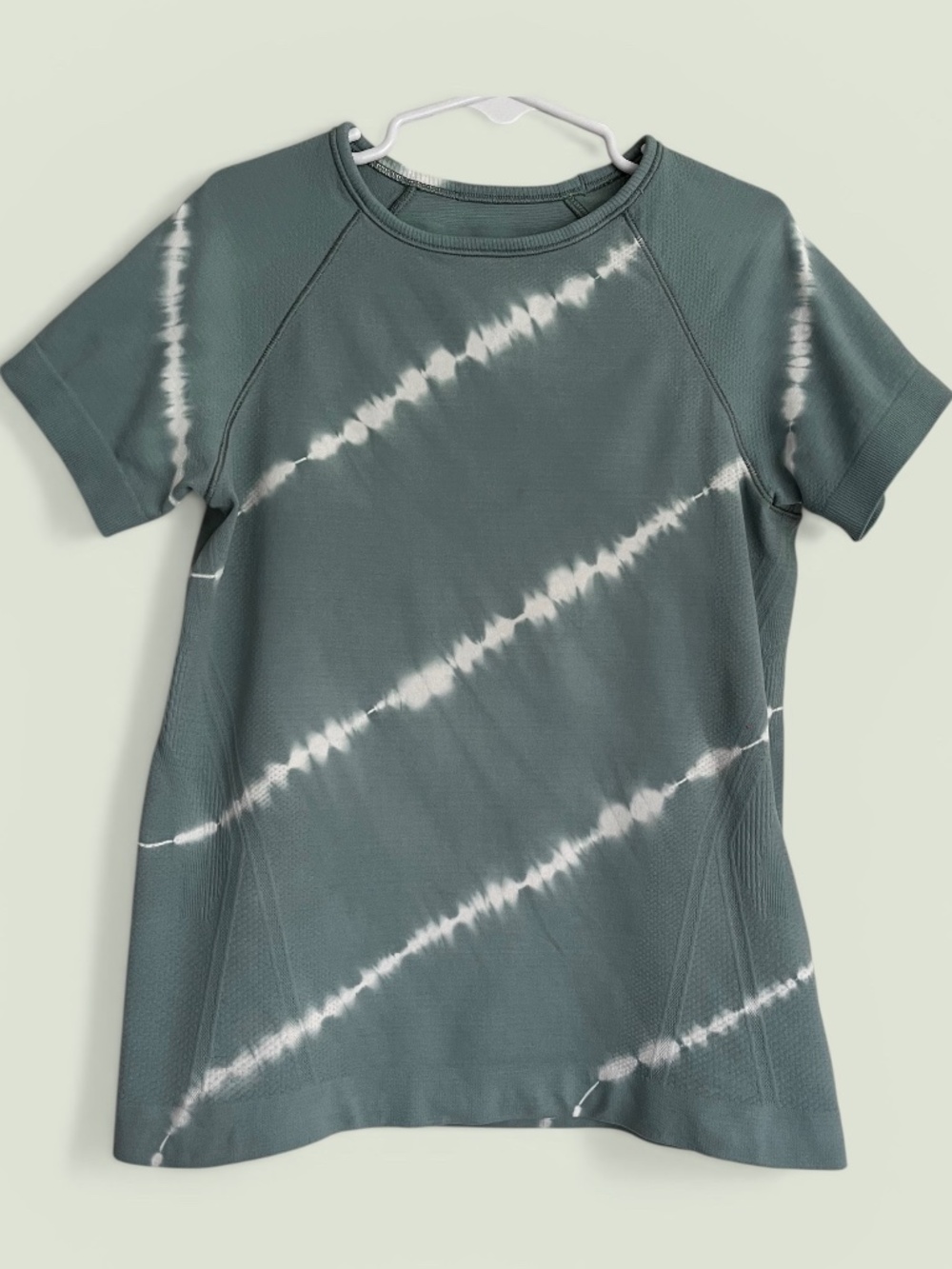 Athleta Girls Teal Tie Dye Athletic Top Size L (est)